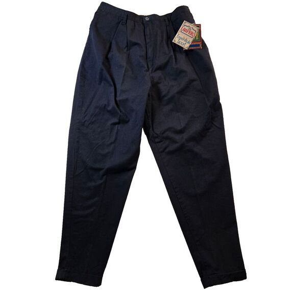 Essentials Other - NWT Vintage Essentials Sport II Mens Large 36x30 Black Pleated Elastic Pants